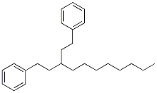 1-Phenyl-3-(2-phenylethyl)undecane Structure
