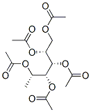 2-O,3-O,4-O,5-O,6-O-Pentaacetyl-1-deoxo-D-galactose Structure