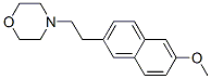 4-[2-(6-methoxynaphthalen-2-yl)ethyl]morpholine Struktur