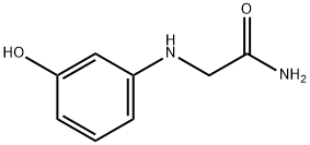 2-[(3-羟基苯基)氨基]乙酰胺, 7228-00-4, 结构式