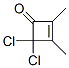 2-Cyclobuten-1-one,  4,4-dichloro-2,3-dimethyl- Structure