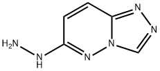 6-Hydrazino[1,2,4]triazolo[4,3-b]pyridazine 化学構造式