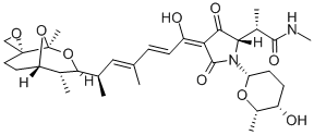 鏈菌鹼,7229-50-7,结构式