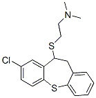 8-クロロ-10-[[2-(ジメチルアミノ)エチル]チオ]-10,11-ジヒドロジベンゾ[b,f]チエピン 化学構造式