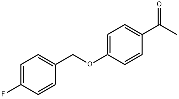 4'-(4-FLUOROBENZYLOXY)ACETOPHENONE Struktur