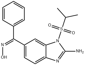 ジンビロキシム 化学構造式