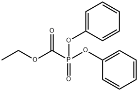 ethyl diphenoxyphosphorylformate 结构式