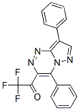 1-(2,7-diphenyl-1,4,5,9-tetrazabicyclo[4.3.0]nona-2,4,6,8-tetraen-3-yl )-2,2,2-trifluoro-ethanone,72307-46-1,结构式
