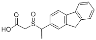 (1-(2-Fluorenyl)-aethylsulfinyl)essigsaeure [German] Struktur