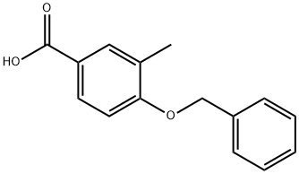 4-BENZYLOXY-3-METHYLBENZOIC ACID Struktur