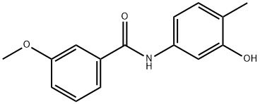Benzamide, N-(3-hydroxy-4-methylphenyl)-3-methoxy- (9CI) Structure