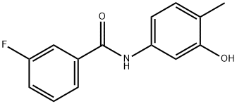 Benzamide, 3-fluoro-N-(3-hydroxy-4-methylphenyl)- (9CI) Structure