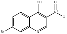 7-溴-3-硝基喹啉-4-醇, 723280-94-2, 结构式