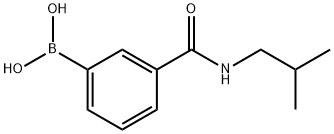 3-异丁氨基羰基苯硼酸,723282-09-5,结构式