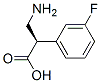 (R)-3-氨基-3-(3-氟苯基)-丙酸 结构式