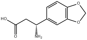 (R)-3-氨基-3-苯并[1,3]二氧-5-基-丙 酸, 723284-85-3, 结构式