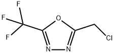 2-CHLOROMETHYL-5-TRIFLUOROMETHYL-[1,3,4]OXADIAZOLE Structure