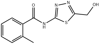 Benzamide, N-[5-(hydroxymethyl)-1,3,4-thiadiazol-2-yl]-2-methyl- (9CI)|
