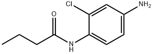 N-(4-氨基-2-氯-苯基)丁酰胺, 723327-05-7, 结构式