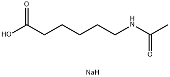 6-乙酰氨基己酸钠, 7234-48-2, 结构式