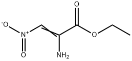 2-Propenoic  acid,  2-amino-3-nitro-,  ethyl  ester 结构式