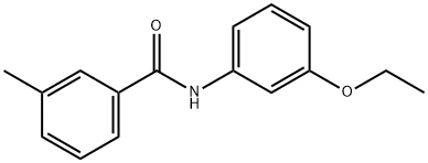 Benzamide, N-(3-ethoxyphenyl)-3-methyl- (9CI) Struktur