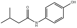 N-(4-ヒドロキシフェニル)-3-メチルブタンアミド 化学構造式