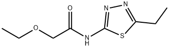 Acetamide, 2-ethoxy-N-(5-ethyl-1,3,4-thiadiazol-2-yl)- (9CI) 结构式