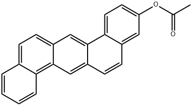 3-Acetoxydibenz[a,h]anthracene 结构式