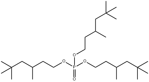 tris(3,5,5-trimethylhexyl) phosphate       Structure