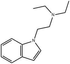 N,N-diethyl-1H-indole-1-ethylamine Struktur
