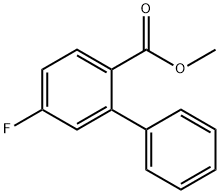 4-フルオロ-2-フェニル安息香酸メチル 化学構造式