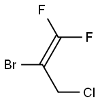 Bromochlorodifluoro-1-propene 结构式