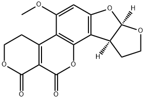 3,4,7aα,9,10,10aα-ヘキサヒドロ-5-メトキシ-1H,12H-フロ[3',2':4,5]フロ[2,3-h]ピラノ[3,4-c][1]ベンゾピラン-1,12-ジオン