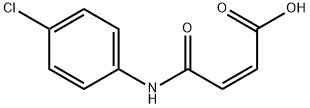 N-(P-クロロフェニル)マレアミド酸 化学構造式