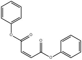 (Z)-2-Butenedioic acid diphenyl ester Structure