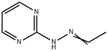 Acetaldehyde, 2-pyrimidinylhydrazone (9CI) Struktur