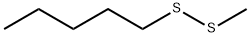 METHYL PENTYL DISULPHIDE Structure