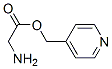 Glycine, 4-pyridinylmethyl ester (9CI) Struktur