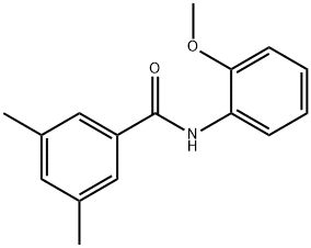 Benzamide, N-(2-methoxyphenyl)-3,5-dimethyl- (9CI) Structure