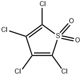 2,3,4,5-TETRACHLOROTHIOPHENE 1,1-DIOXIDE Structure