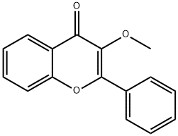 3-甲氧基黄酮, 7245-02-5, 结构式