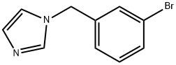 1-(3-BROMOBENZYL)-1H-IMIDAZOLE 化学構造式