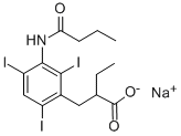 酪泮酸钠, 7246-21-1, 结构式