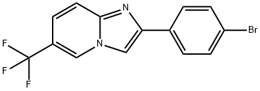 2-(4-Bromo-phenyl)-6-trifluoromethy
l-imidazo[1,2-a]pyridine Structure