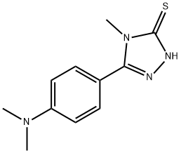 5-[4-(DIMETHYLAMINO)PHENYL]-4-METHYL-4H-1,2,4-TRIAZOLE-3-THIOL Structure