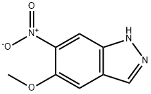 5-甲氧基-6-硝基吲唑 结构式