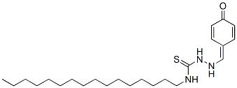 3-hexadecyl-1-[(4-oxo-1-cyclohexa-2,5-dienylidene)methylamino]thiourea|