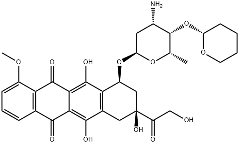 Pirarubicin Struktur