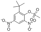 2,4-Dinitro-6-tert-butylphenyl methanesulfonate Struktur